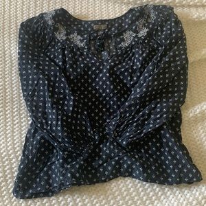 Point Sur Cotton Silk Top Size M